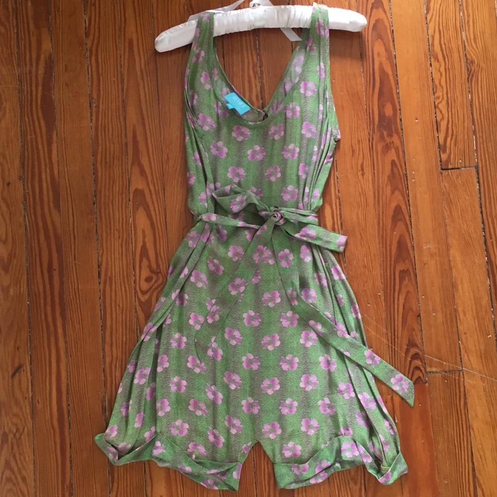 Taj by Sabrina Crippa Silk playsuit